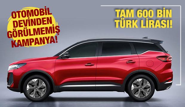 Dev otomobil firmasından görülmemiş kampanya: Tam 600 bin TL!