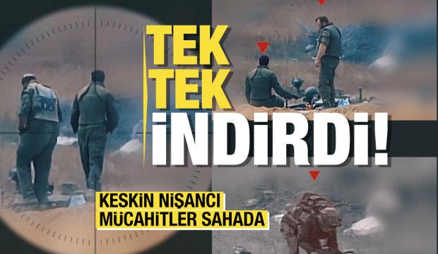 Gazze'de Kassam'ın keskin nişancısı işgalci askerleri peş peşe indirdi