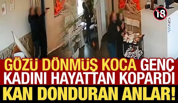 Gözü dönmüş koca genç kadını hayattan kopardı! Kan donduran anlar