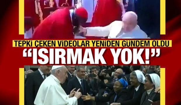 Papa Franciscus'in siyahilerle gündem olan videoları yeniden sosyal medyada konuşuluyor