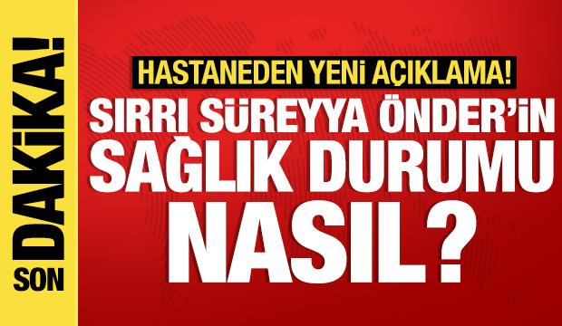 Sırrı Süreyya Önder'in sağlık durumuna ilişkin yeni açıklama!