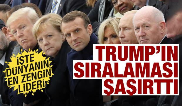 Şok eden liste! İşte dünyanın en zengin siyasi liderleri