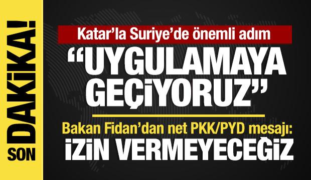 Son dakika... Bakan Fidan'dan net mesaj: İzin vermeyeceğiz!