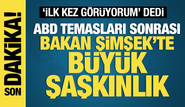 Bakan Şimşek'ten önemli açıklamalar
