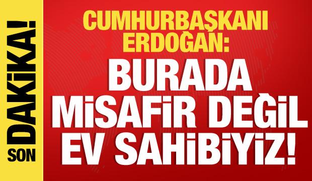 Cumhurbaşkanı Erdoğan'dan KKTC'de tarihi açıklamalar