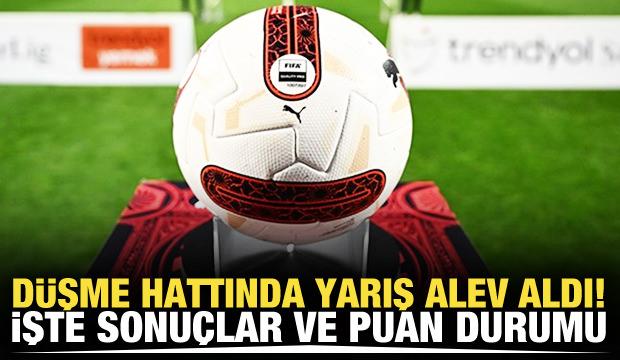 Düşme hattında yarış alev aldı! İşte alınan sonuçlar ve puan durumu