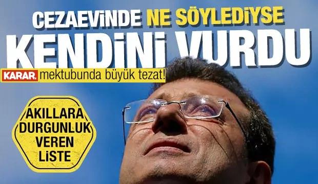 İmamoğlu cezaevinde ne söylediyse kendini vurdu... Akıllara durgunluk veren liste
