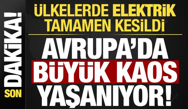 İspanya ve Portekiz'in büyük bölümünde elektrikler kesildi! Ortalık karıştı