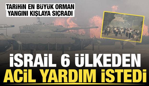 İsrail'de yangın ülkeyi sardı: 6 ülkeden acil yardım talep ettiler!