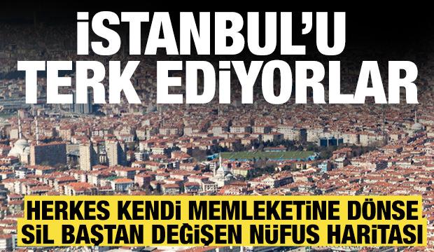 İstanbul'u terk ediyorlar! Herkes kendi memleketinde olsa nüfus sil baştan değişirdi.... 