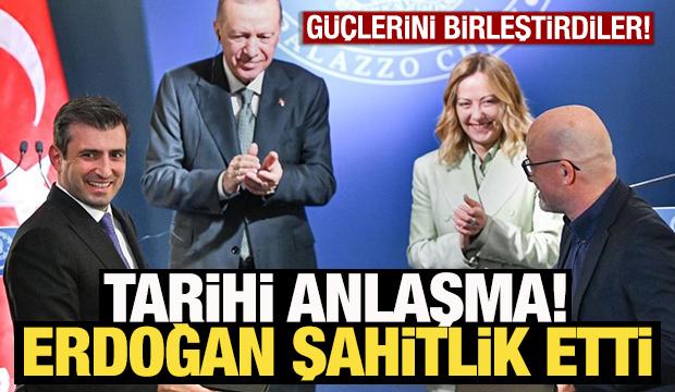 Roma'da tarihi tören! Erdoğan da şahitlik etti