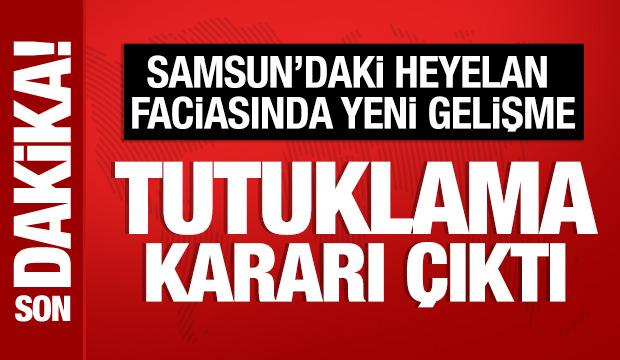 Samsun'daki heyelan soruşturmasında tutuklama kararı