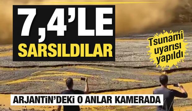 Şili-Arjantin açıklarında 7,4 büyüklüğünde deprem