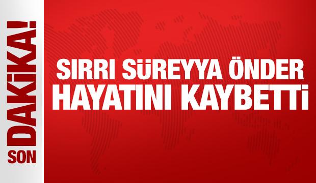 Sırrı Süreyya Önder hayatını kaybetti