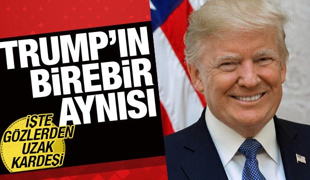 Trump'ın birebir aynısı! İşte gözlerden uzak yaşayan kardeşi