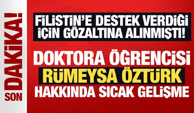 ABD'de tutuklanan Rümeysa Öztürk mahkeme kararıyla serbest bırakıldı