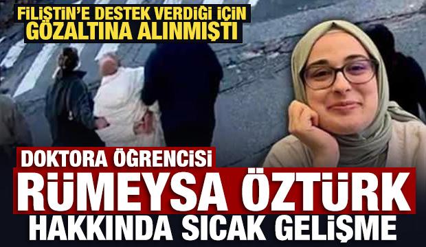 ABD'de tutuklanan Rümeysa Öztürk mahkeme kararıyla serbest bırakıldı