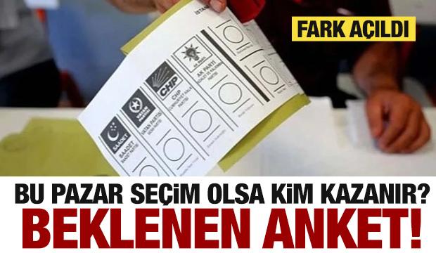 Beklenen anket geldi! Bu pazar seçim olsa hangi partiye oy verirsiniz?