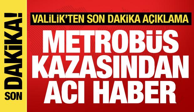 Beylikdüzü'nde iki metrobüs çarpıştı: 1 kişi hayatını kaybetti, 20 kişi yaralandı