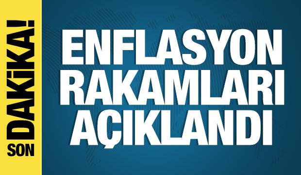Enflasyon rakamları açıklandı