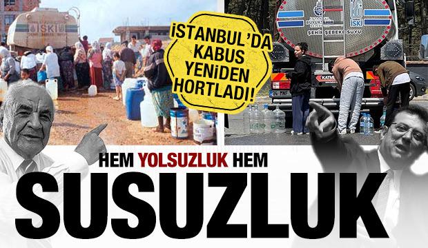 İstanbul'da eskimeyen kabus! Hem yolsuzluk hem susuzluk