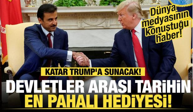 Katar'dan Trump'a sıra dışı hediye:  'Gökyüzündeki̇ saray'
