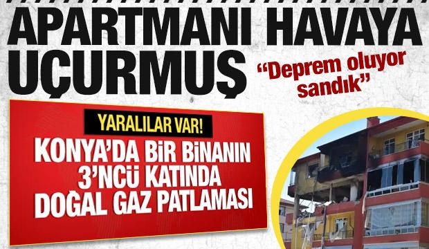 Konya'da apartmandaki patlamanın nedeni ortaya çıktı