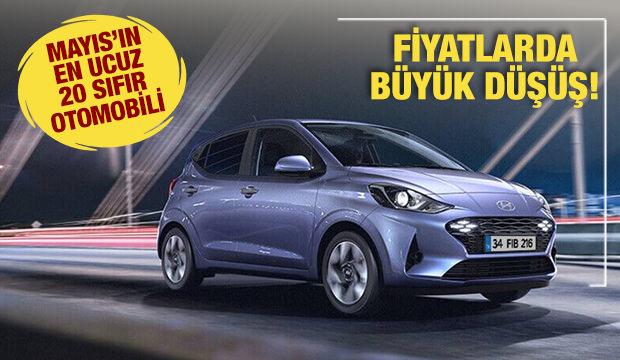 Mayıs 2025'in en ucuz 20 sıfır otomobili belli oldu: 1 ayda fiyatlarda büyük düşüş!