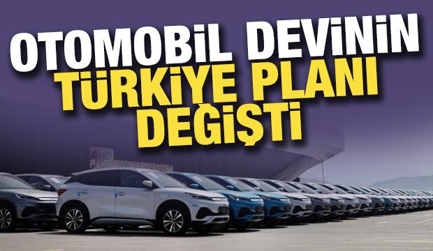 Otomobil devi BYD'nin Türkiye planı değişti: Hem elektrikli hem hibrit üretecek