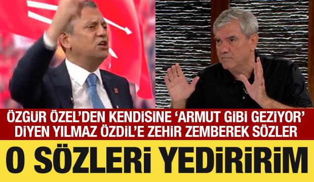 Özgür Özel'den kendisine 'Armut gibi geziyor' diyen Yılmaz Özdil'e sert sözler