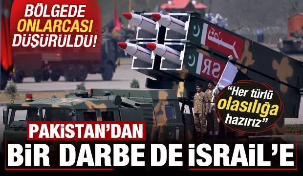Pakistan'dan, bir darbe de İsrail'e! Onlarcası düşürüldü: Her türlü olasılığa hazırız