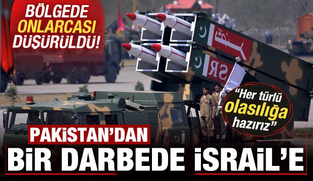 Pakistan'dan, bir darbede İsrail'e! Onlarcası düşürüldü: Her türlü olasılığa hazırız
