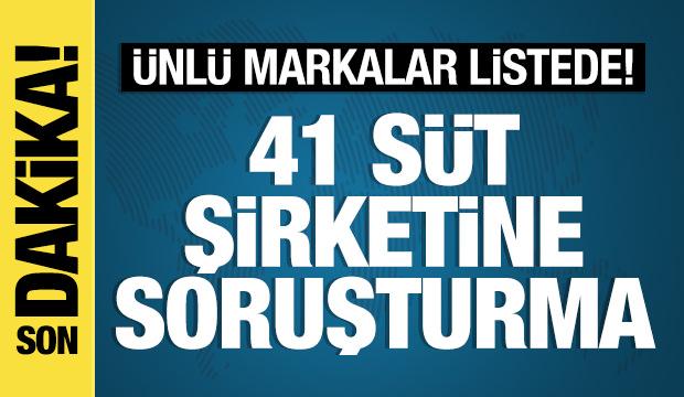 Rekabet Kurulu'ndan 41 süt şirketine soruşturma