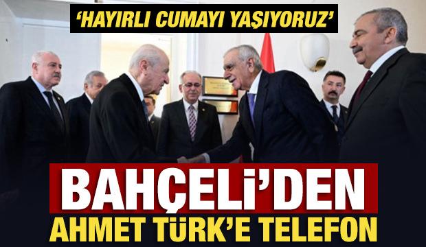 Son Dakika: Bahçeli, Ahmet Türk ile telefonda görüştü!