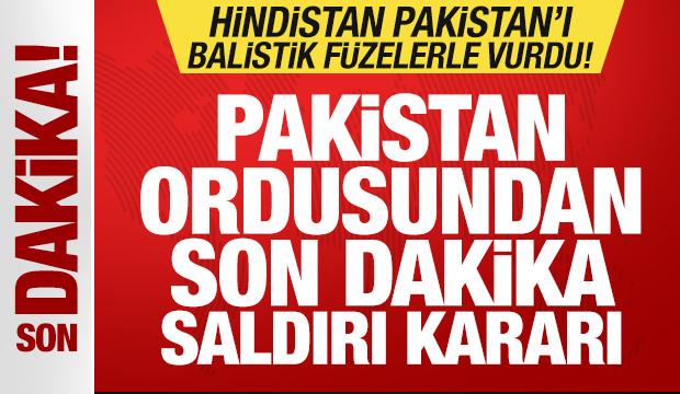 Son dakika: Hindistan balistik füzelerle saldırdı! Pakistan ordusu hazırlıklara başladı