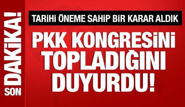 Son Dakika: PKK kongresini topladığını duyurdu