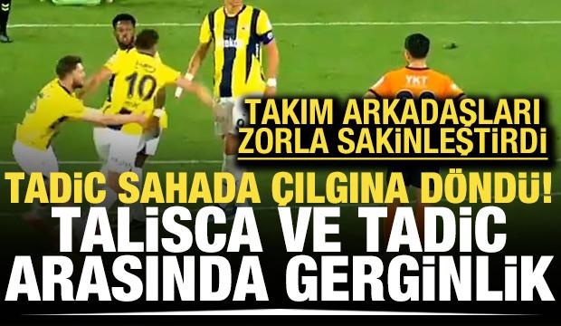 Tadic sahada çılgına döndü! Talisca ve Tadic arasında gerginlik