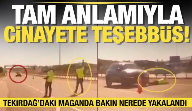 Tekirdağ'da ciple polise çarpıp kaçan zanlı yakalandı!