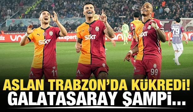 Aslan Trabzon'da kükredi! Galatasaray şampi...