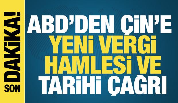 Trump: Çin'e yüzde 80 gümrük vergisi doğru görünüyor