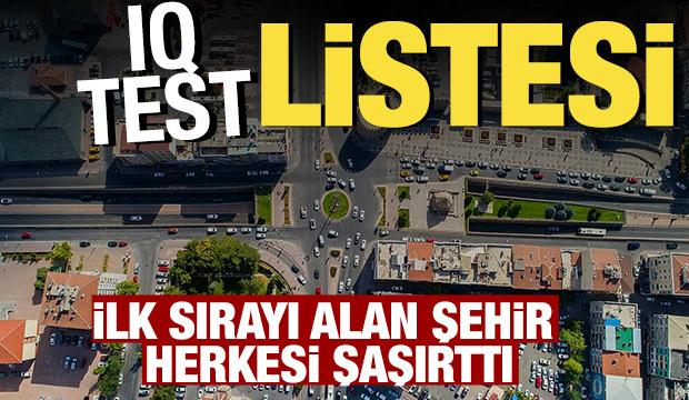 2025 IQ test listesi! İlk sırayı alan şehir herkesi şaşırttı