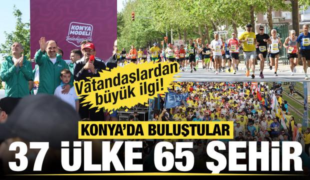 4. Uluslararası Konya Yarı Maratonu Türkiye’den ve dünyadan sporcuları buluşturdu