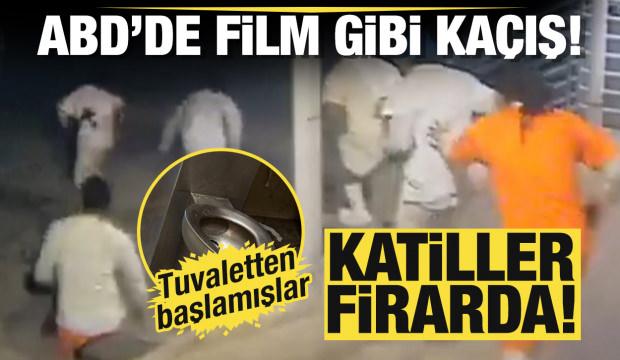 ABD'de 11 mahkum hapishaneden firar etti! Film gibi kaçış...