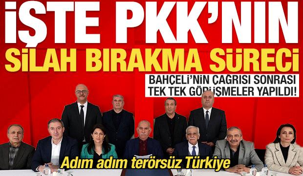 Adım adım Terörsüz Türkiye! İşte PKK'nın silah bırakma süreci...