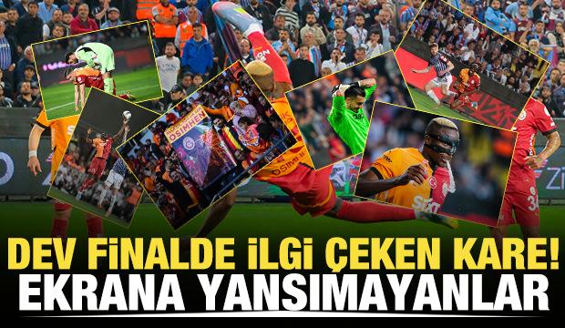 Dev finalde ilgi çeken kare! Ekrana yansımayanlar