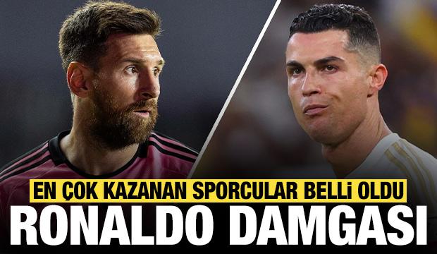 Dünyanın en çok kazanan sporcuları belli oldu: Ronaldo listeye damga vurdu!