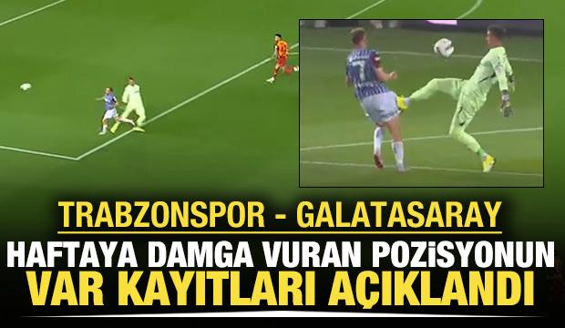 Haftaya damga vuran pozisyonun VAR kayıtları açıklandı