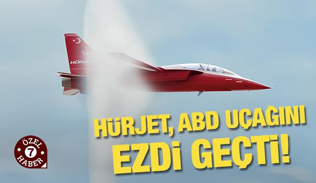 HÜRJET, ABD uçağını ezdi geçti!