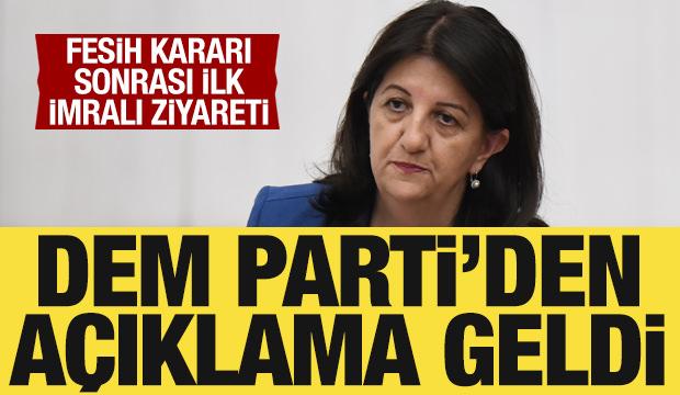 İmralı'yı ziyaret eden DEM Parti'den açıklama