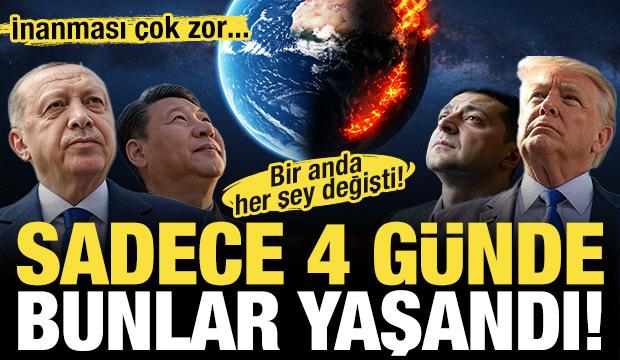 İnanması çok zor! Bir anda her şey değişti: Sadece dört günde bunlar yaşandı!